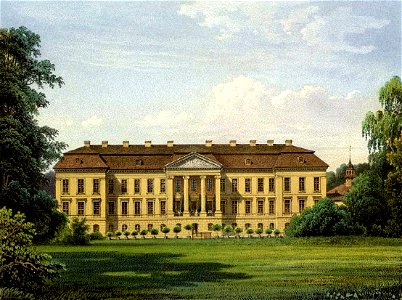 Schloss Friedrichstein Gartenseite Sammlung Duncker