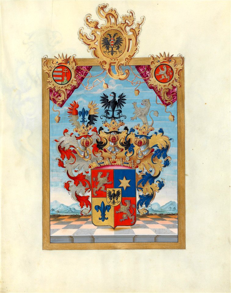 Schluga auf Rastenfeld 1774 Wappen
