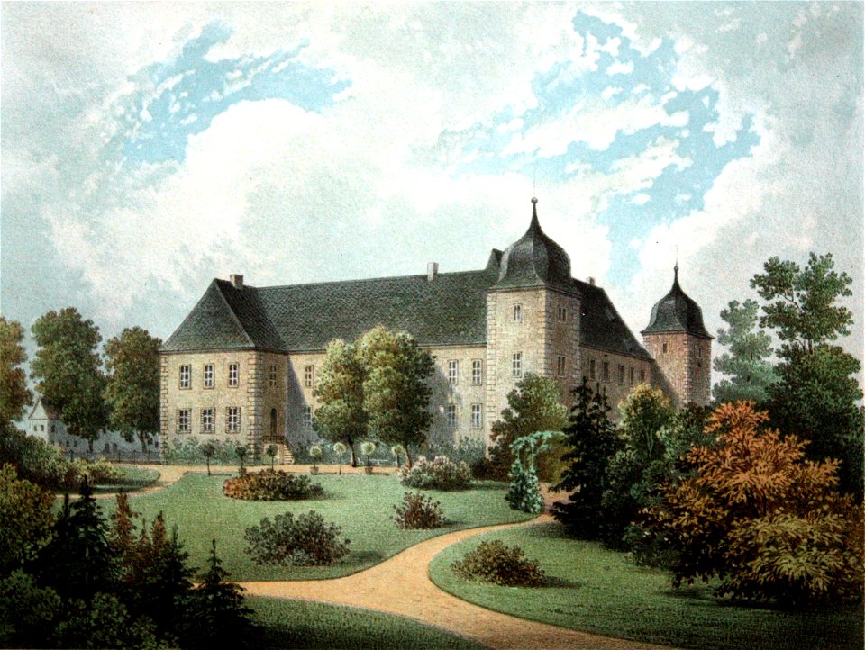 Schloss Straussfurt Sammlung Duncker