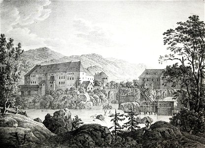 Schloss Purgstall Kunicke ca 1830