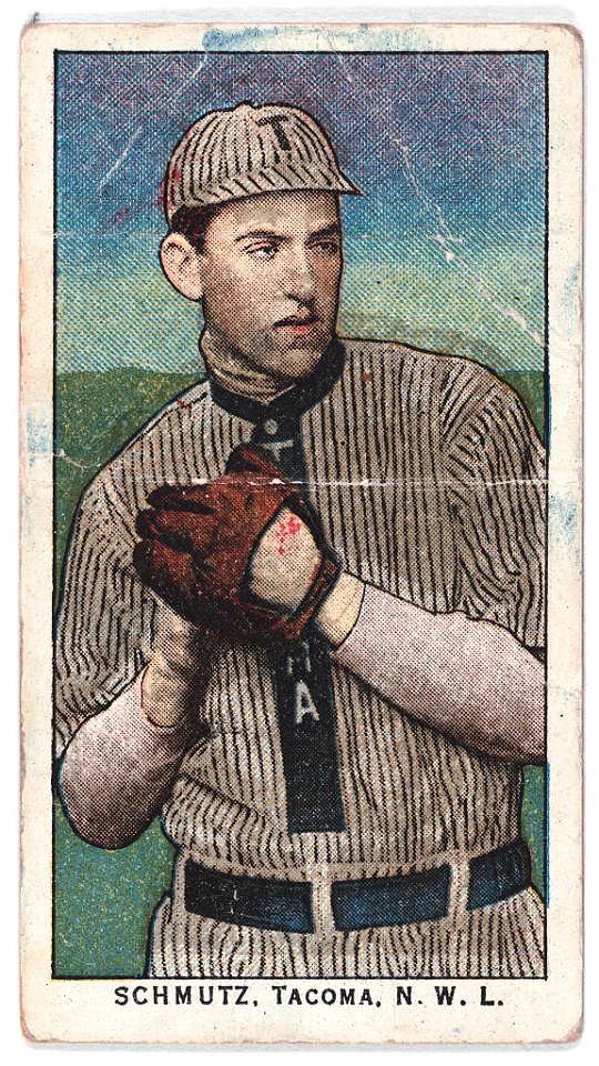 Schmutz, Tacoma Team, baseball card portrait LCCN2007685560