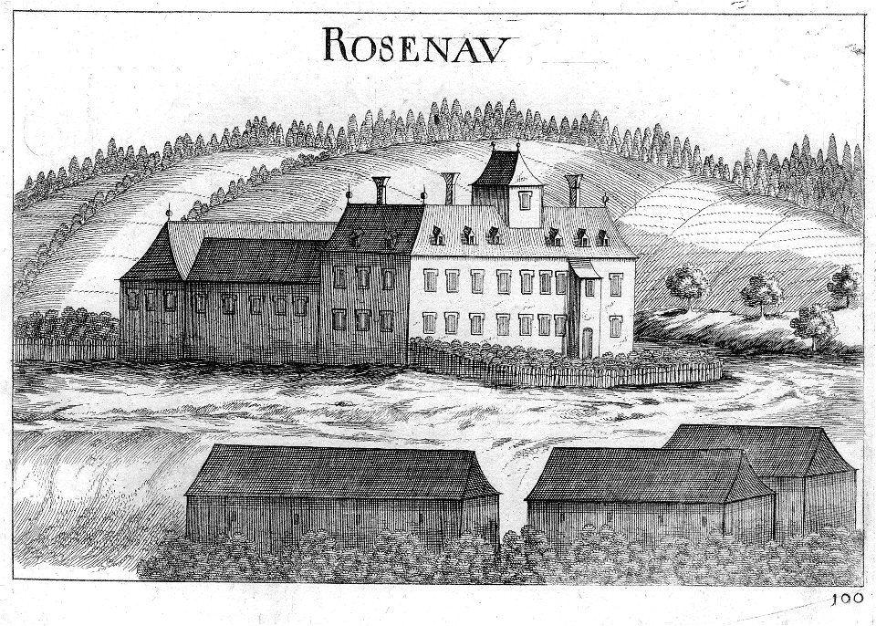 Schloss Rosenau im Waldviertel um 1672