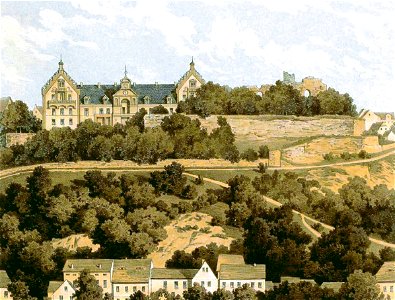 Schloss Nebra Sammlung Duncker. Free illustration for personal and commercial use.