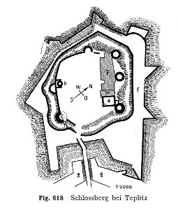 Schlossberg Teplitz Grundriss