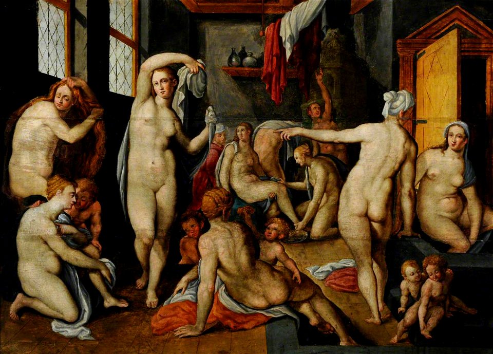 School of Fontainebleau (style of) - A Tepidarium with Female Nudes - 593145 - National Trust