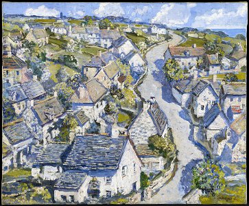 Walter Elmer Schofield - Mining Village in Cornwall - 2007.47 - Minneapolis Institute of Arts