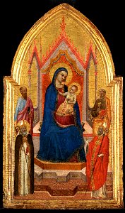 School of Marches - Madonna and Child Enthroned with Four Saints - 61.348 - Detroit Institute of Arts