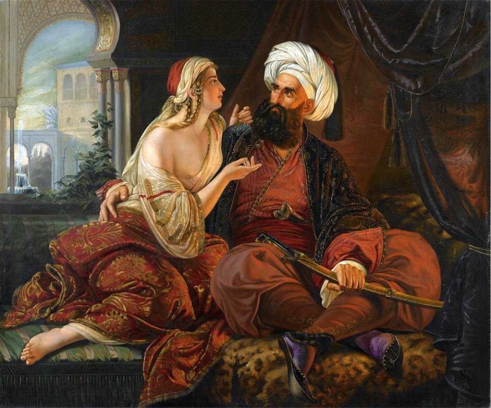 School of Paul Emil Jacobs - Ali Pasha and Kira Vassiliki
