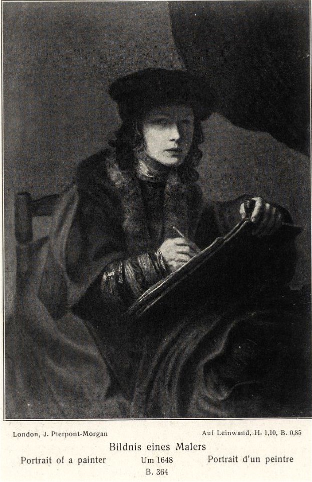 School of Rembrandt - Portrait of a Painter