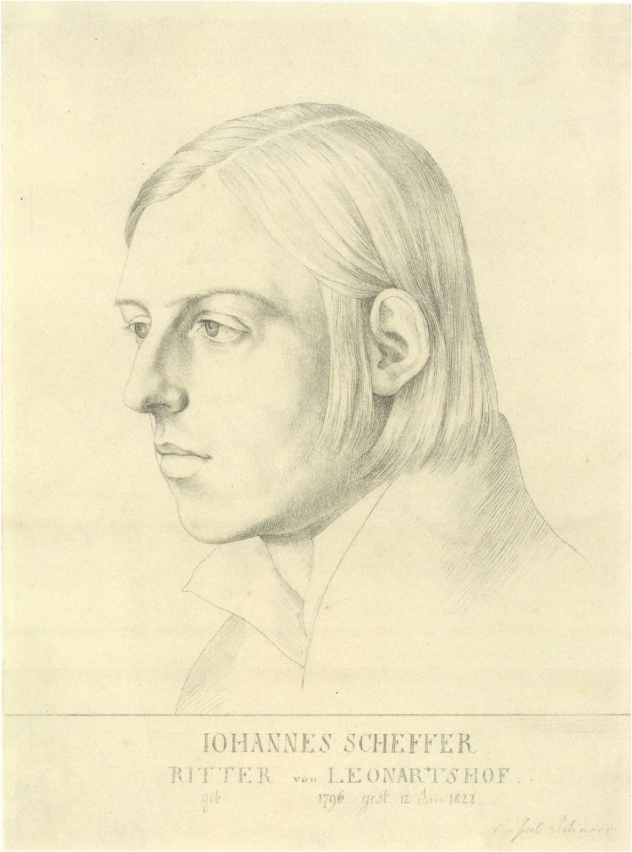 Schnorr von Carolsfeld - Bildnis des Johann Evangelist Scheffer von Leonhardshoff