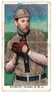 Schmutz, Tacoma Team, baseball card portrait LCCN2007685560