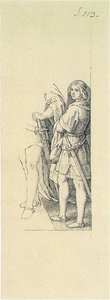 Schnorr von Carolsfeld - Studie zu dem rechts stehenden Knaben
