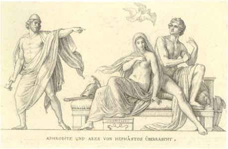 Schnorr von Carolsfeld - Hephaistos überrascht Aphrodite und Ares