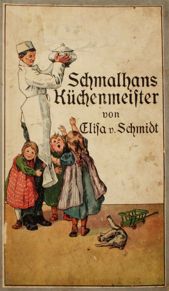 Schmalhans Küchenmeister 1913. Free illustration for personal and commercial use.