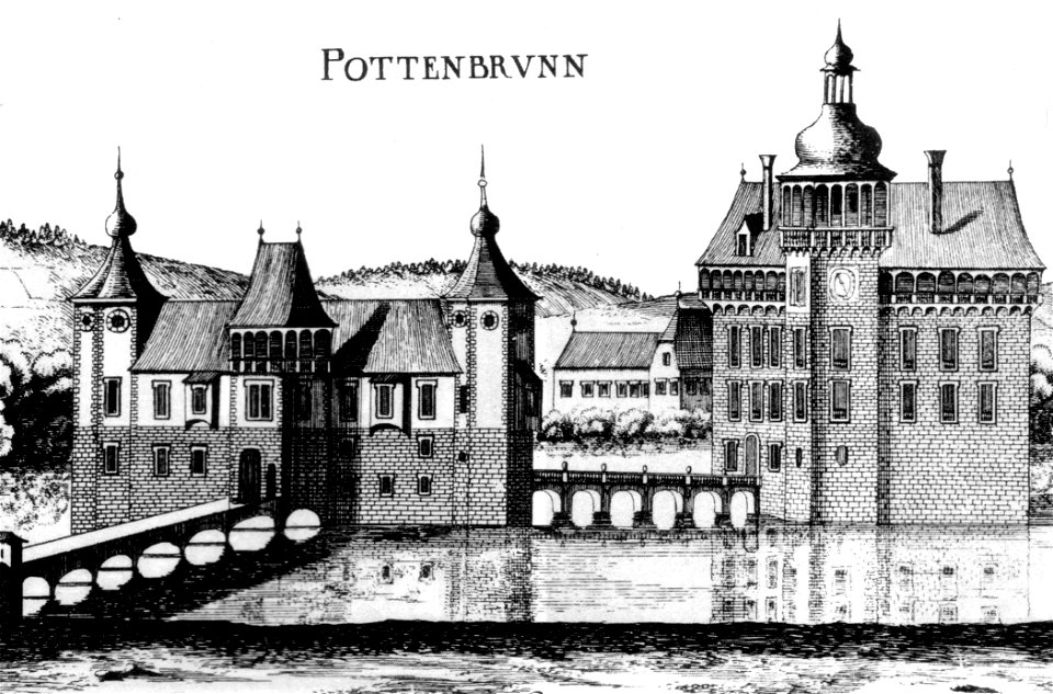 Schloss Pottenbrunn 1672 Georg Matthaeus Vischer