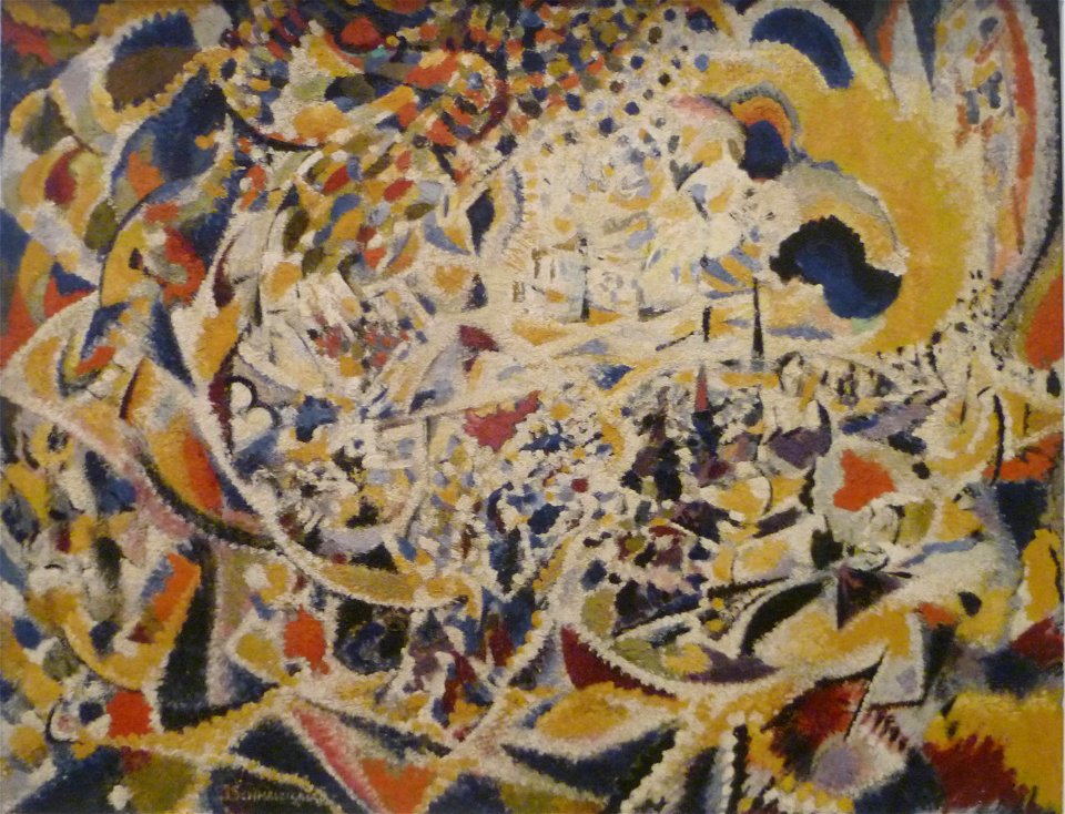 Schmalzigaug (1914) - Ritme van lichtgolvingen - straat + zon+ menigte