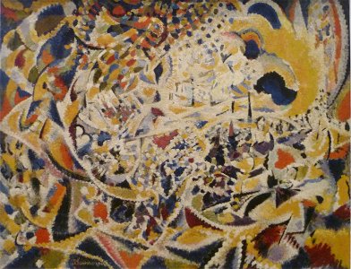 Schmalzigaug (1914) - Ritme van lichtgolvingen - straat + zon+ menigte