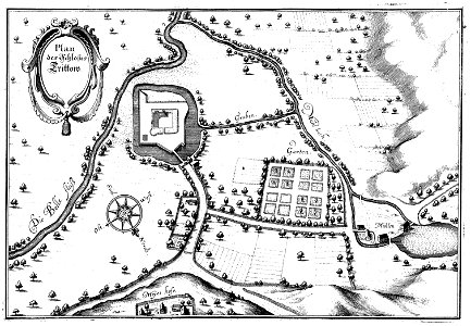 Schloss Trittau Plan Merian