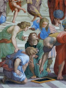 School of Athens Raphael detail 02