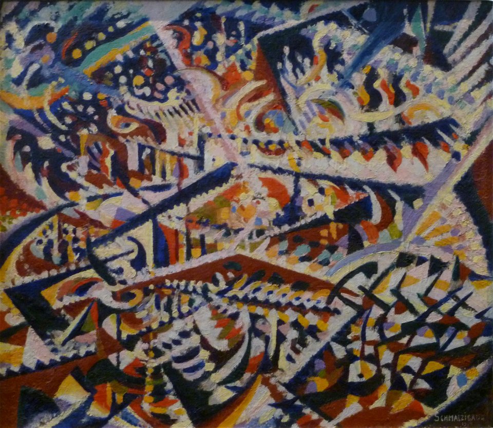 Schmalzigaug (1914) - Licht + Spiegels + Menigte