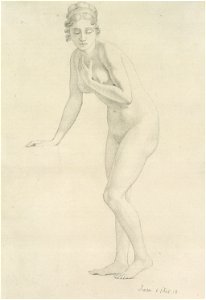 Schnorr von Carolsfeld - Stehender weiblicher Akt