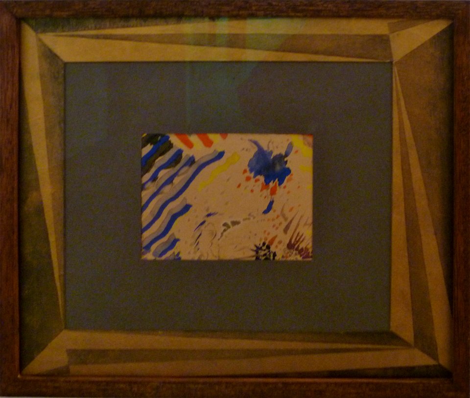 Schmalzigaug (ca. 1915) - Compositie met beschilderde lijst