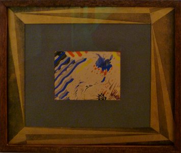 Schmalzigaug (ca. 1915) - Compositie met beschilderde lijst