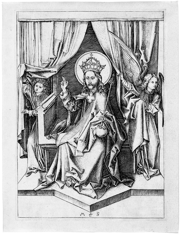 Martin Schongauer DerthronendeHeiland