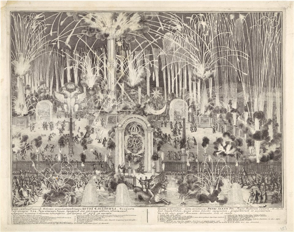 Schoonebeek - Vuurwerk in Moskou