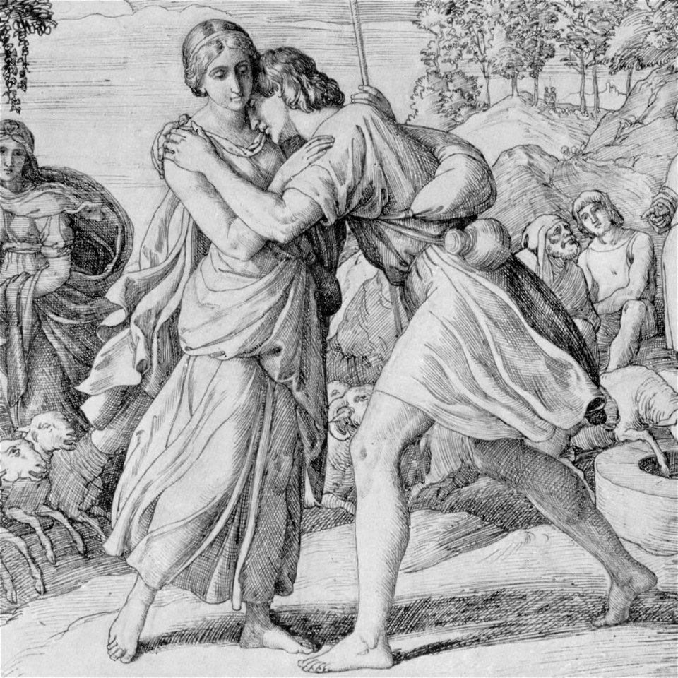 Schnorr von Carolsfeld - Jakob und Rahel (cropped)