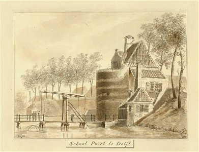 School Poort te Delft, Balthasar Jooss, SA Delft, inv.nr. 67768