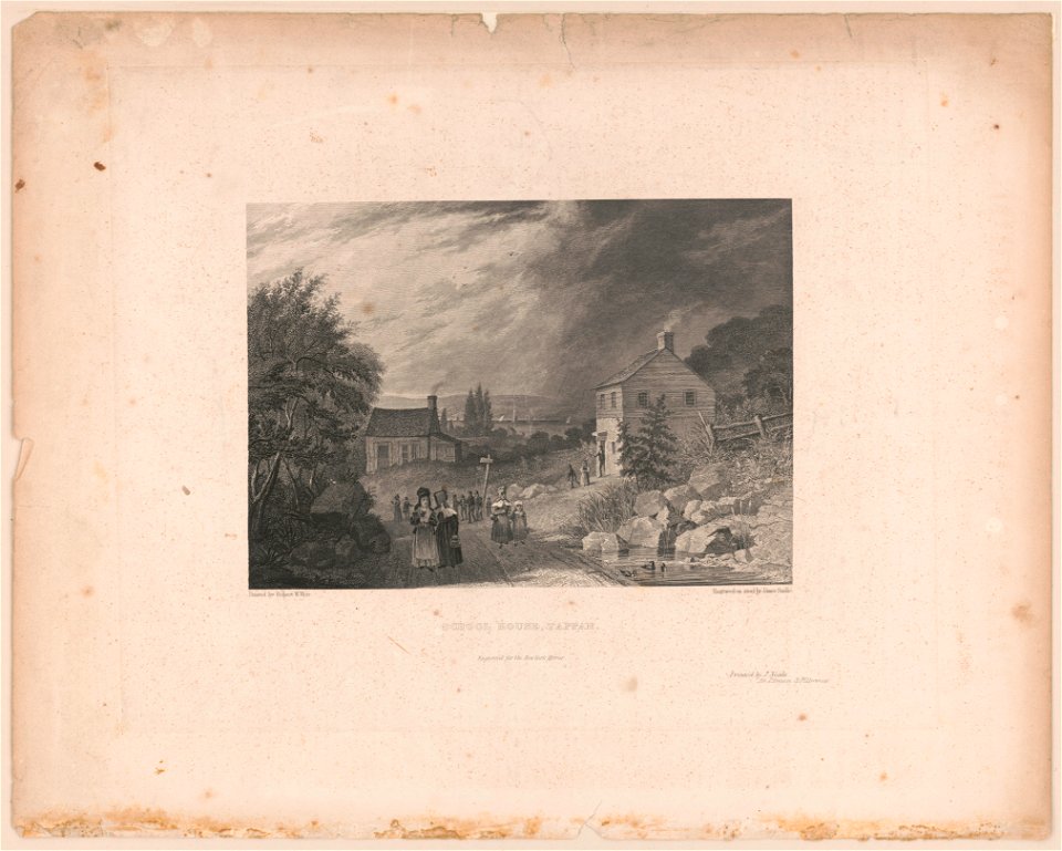 School house, Tappan - painted by Robert W. Weir ; engraved on steel by James Smillie. LCCN2012648931