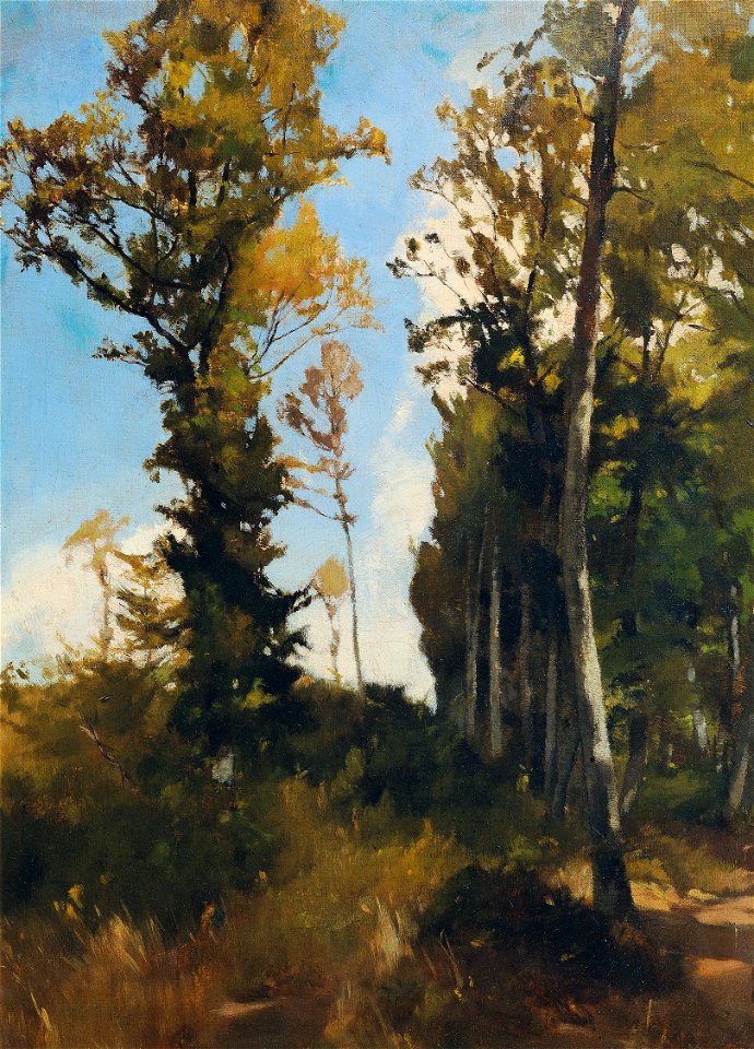 Carl Schuch - Waldlichtung bei Purkersdorf