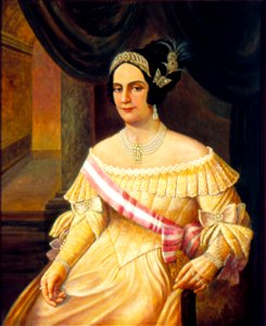 Scholze, Maximiliano - Retrato de Domitila de Castro Canto e Melo (Marquesa de Santos) (cropped)