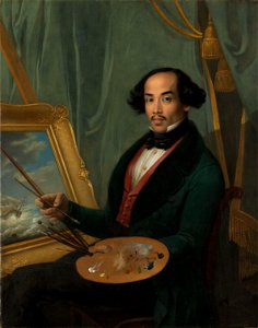 Portret van raden Syarif Bustaman Saleh Rijksmuseum SK-A-4703