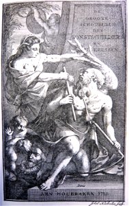 Schouburg I PlateTitleprint with Otto van Veen
