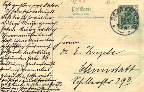 Schramberg, Baden-Württemberg - Stadtansicht (back) (Zeno Ansichtskarten)