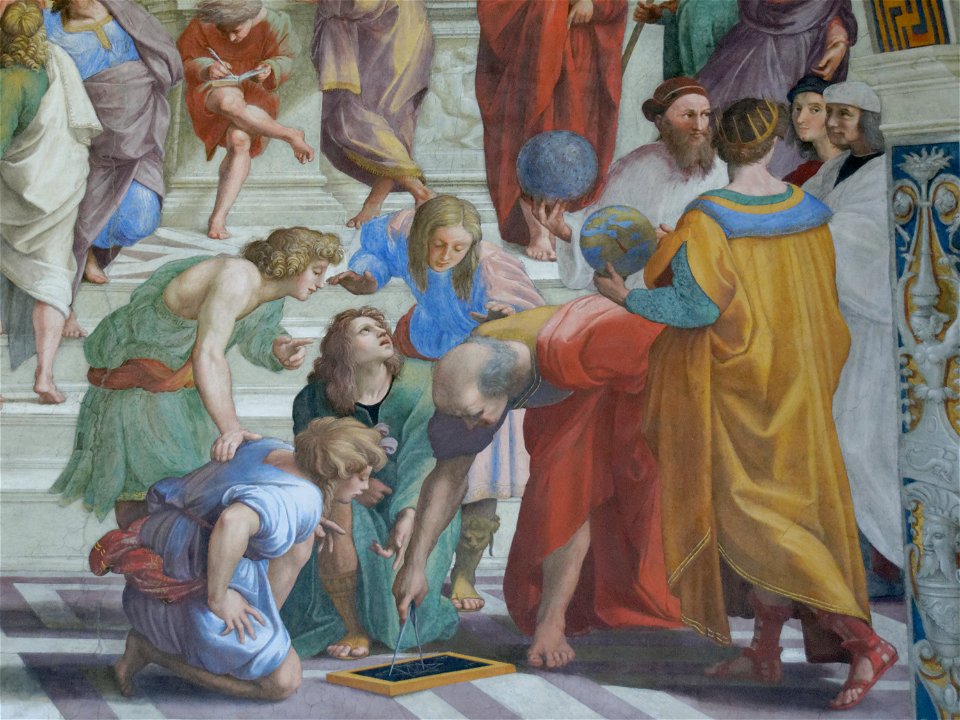 School of Athens Raphael detail 01