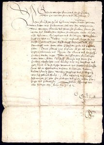 Schreiben Gottfried Werner von Zimmern an Stadt Oberndorf 1542.10-30