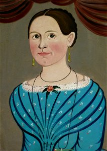 School of William Matthew Prior - Woman in a Blue Dress - 1980.728 - Art Institute of Chicago