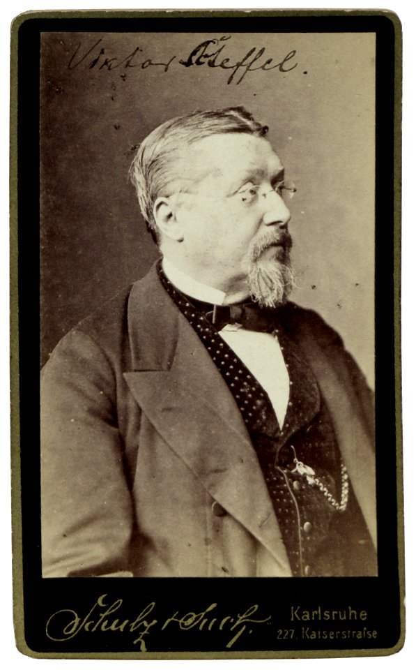 Schulz & Suck - Viktor von Scheffel (1880er)