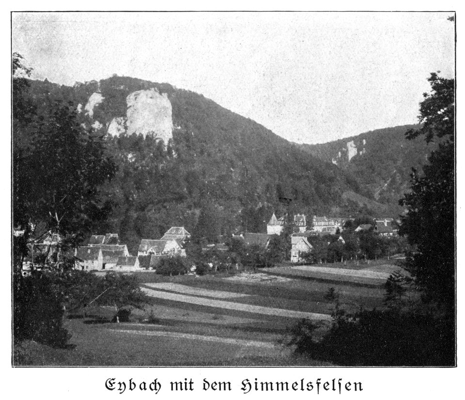 Schwabenalb S052A, Eybach Himmelsfelsen, Sinner