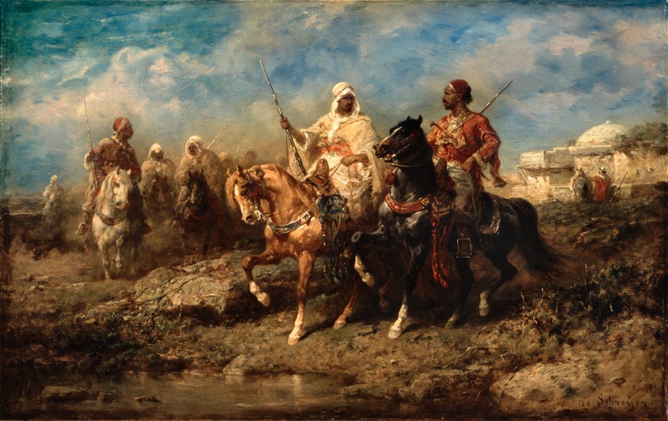 Adolf Schreyer - Arabs - 169-1928 - Saint Louis Art Museum