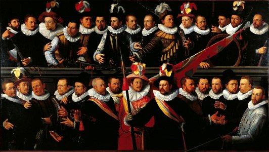 Schutters van de Haarlemse schutterij 1594