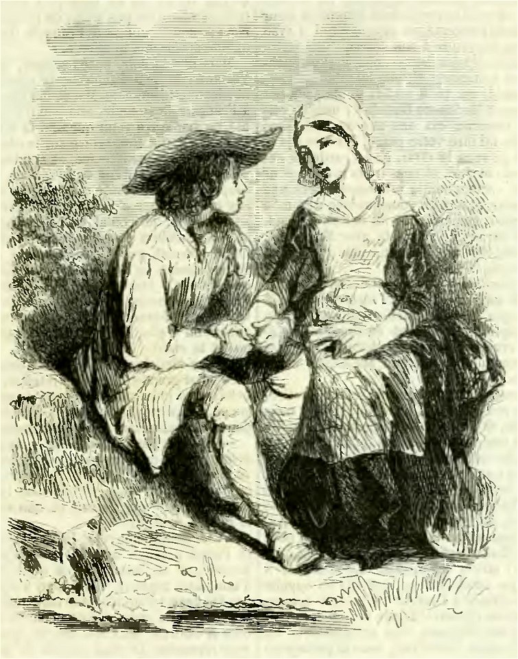 Sand - Œuvres illustrées de George Sand, vol 1, 1852 (page 287 crop)