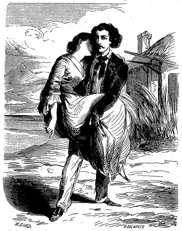 Sand - Œuvres illustrées de George Sand, 1853 (page 70 crop)