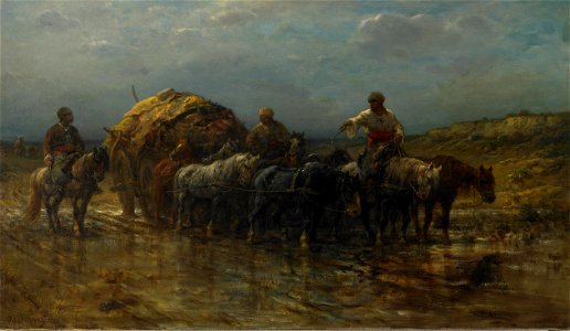 Adolf Schreyer - La Caravane