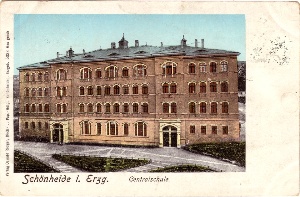 Schule Schönheide um 1900