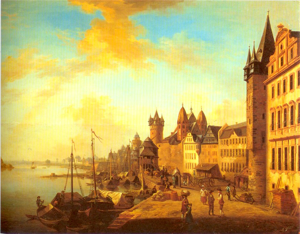 Frankfurt am Main Mainufer um 1760