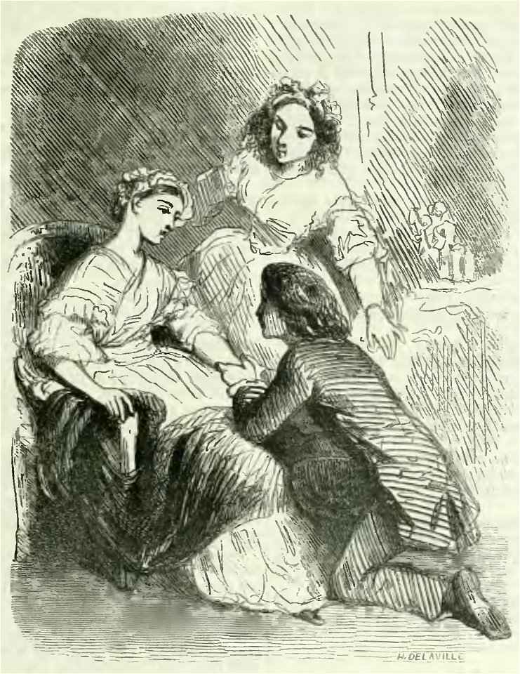 Sand - Œuvres illustrées de George Sand, vol 1, 1852 (page 71 crop)